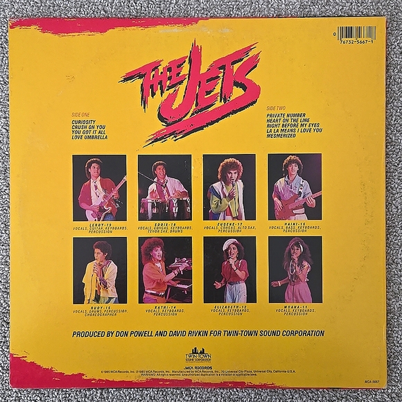 The Jets Debut Vinyl Ablum Record 1985 - Picture 2 of 8